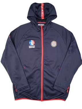 RSVLTS Hoodie United States NWBA Wheel Chair Basketball Blue Jacket 2XL (READ)